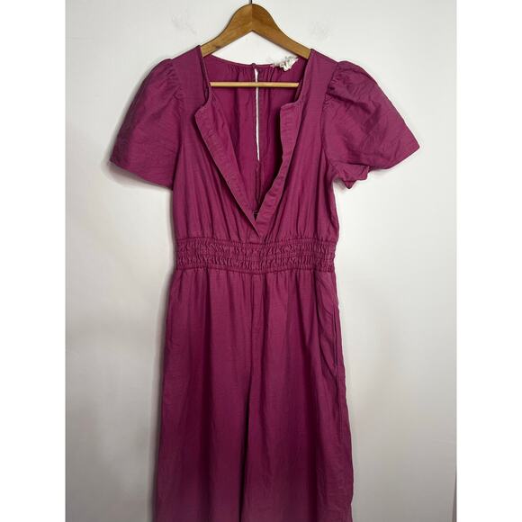 Anthropologie The Somerset Jumpsuit Linen Edition Size Small - Picture 2 of 9